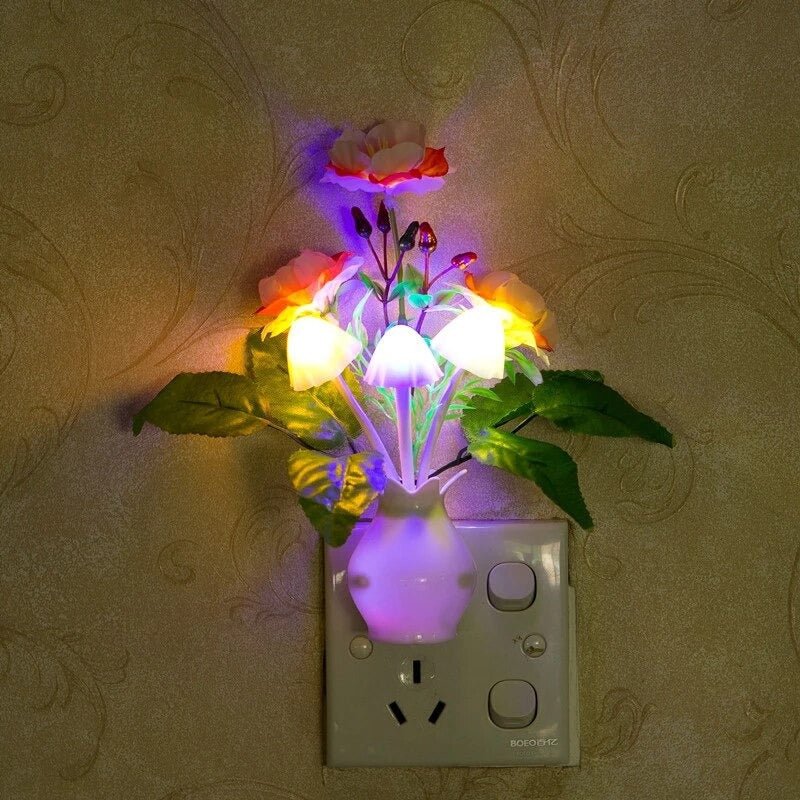 Big Mushroom Style Motion Sensor LED Decoration Light